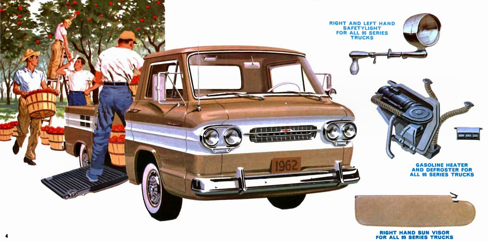 1962 Chevrolet Truck Accessories Brochure